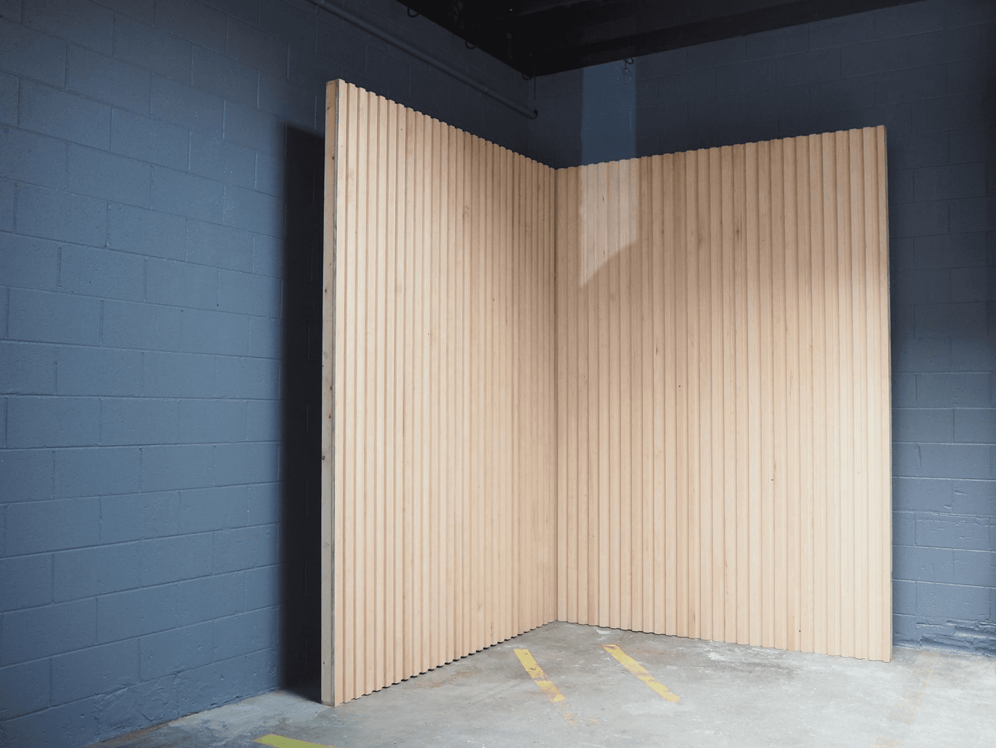 Slatted Wall 7'x10' - Maple, from RIG