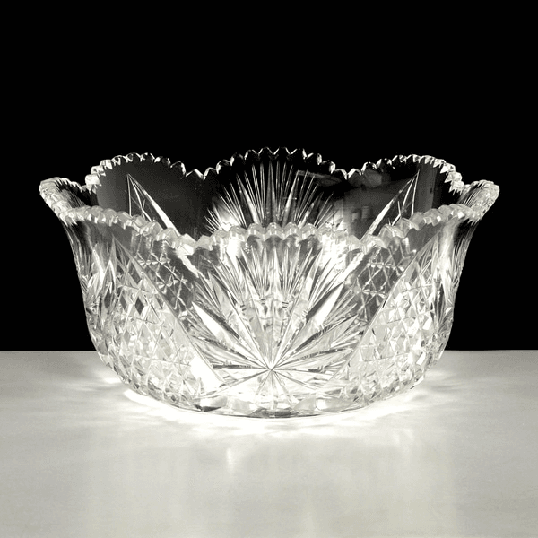 Lettuce Top Glass Bowl, 501147, from Gotham Props