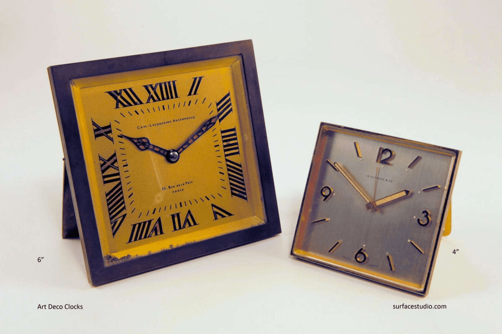 Art Deco Clocks, from Surface Studio