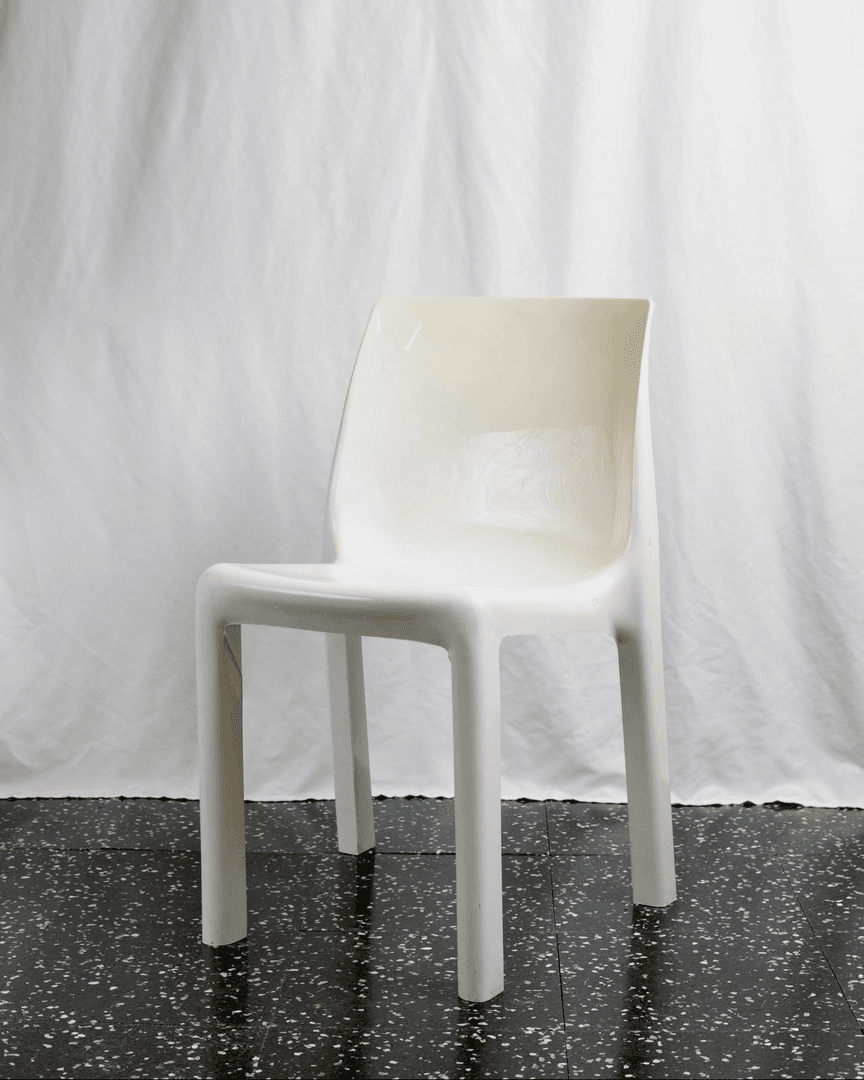CH078 White Polyform Chair, CH078, from Prop Haus