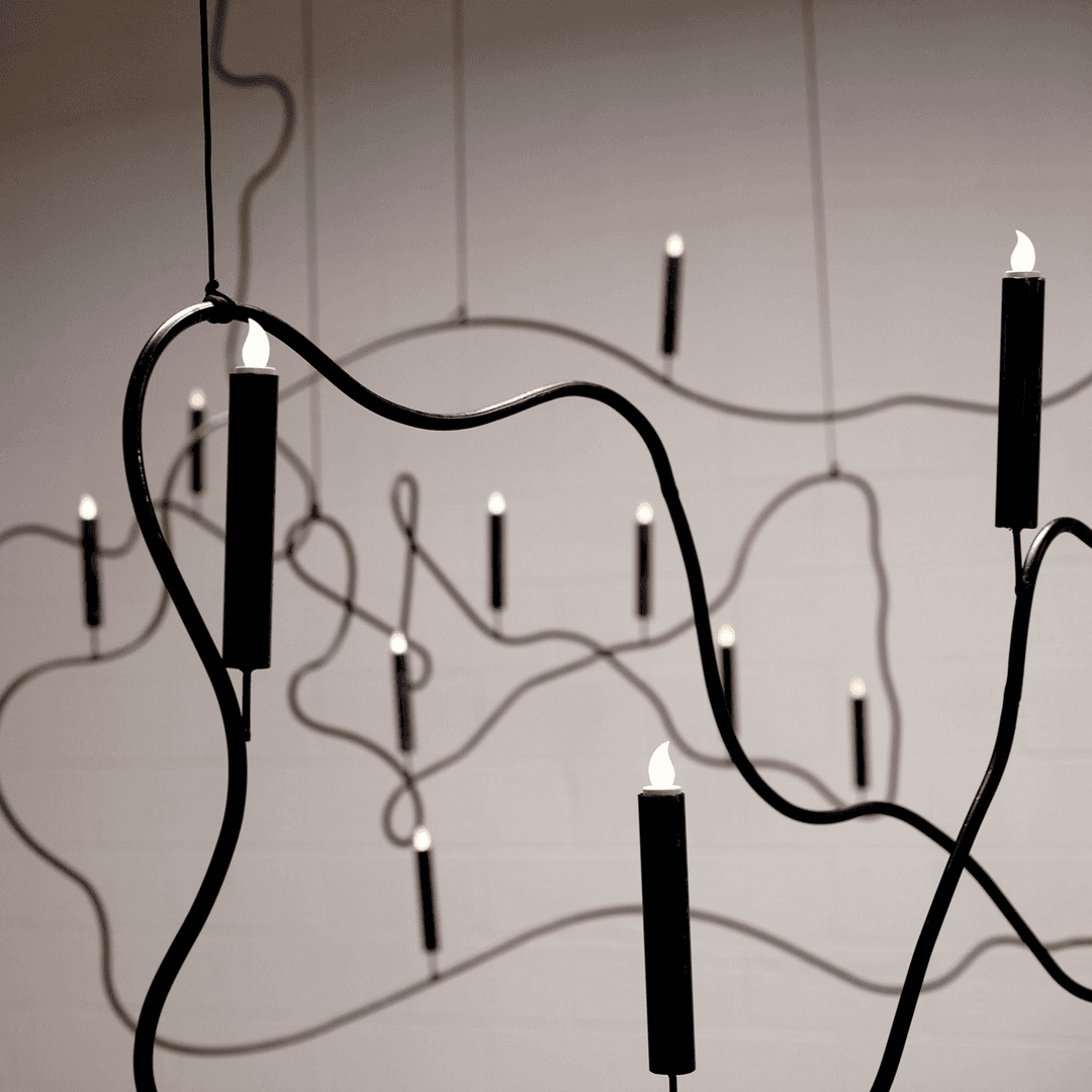 Free Form Metal Chandelier, from RIG