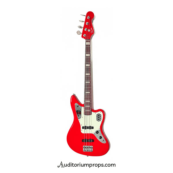 Red Fender Jaguar Bass, GTREB00280, from Auditorium Props