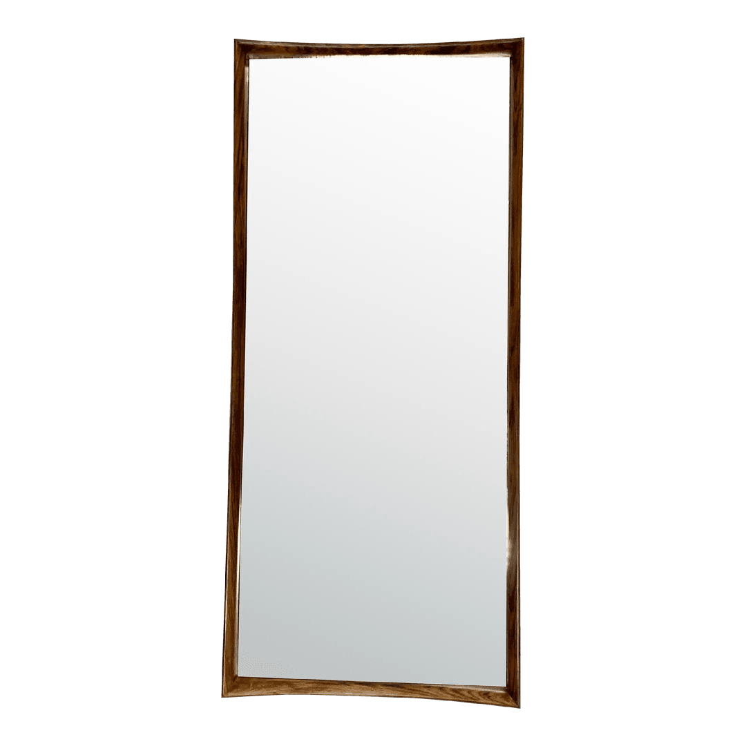 Midcentury Wall Mirror in Rosewood, Danish Modern, 1960s, from Tiger Oak Brooklyn