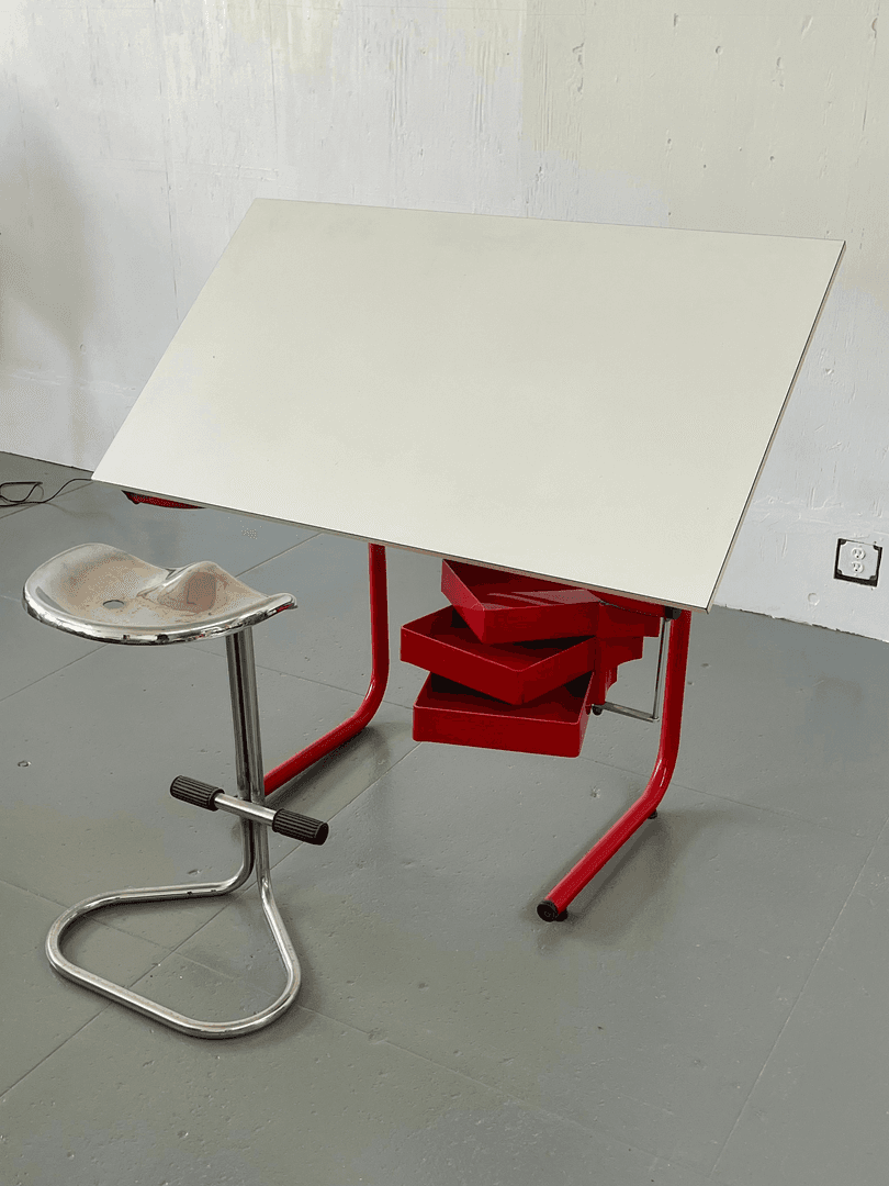 Joe Colombo Pupil Desk, from Mobili Vintage