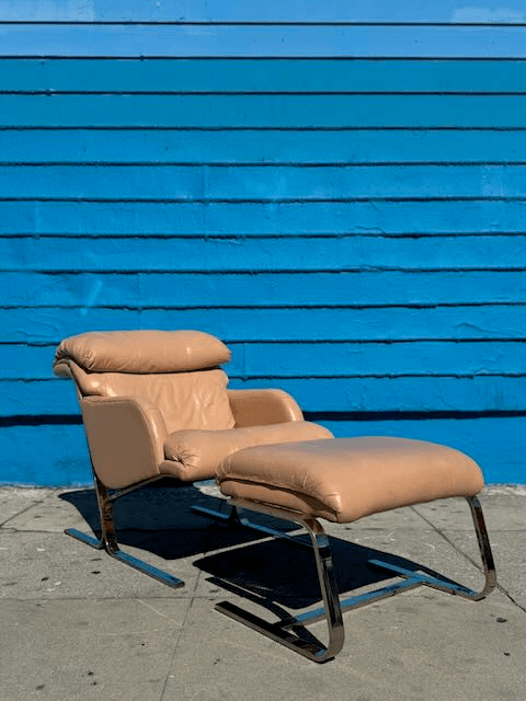 Hekman-Dansen Lounge Chair & Ottoman, from Vintage Concept