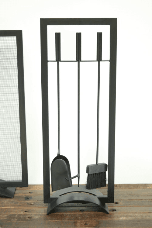 Black Fireplace Tool Set, FPL01, from Bridge Props