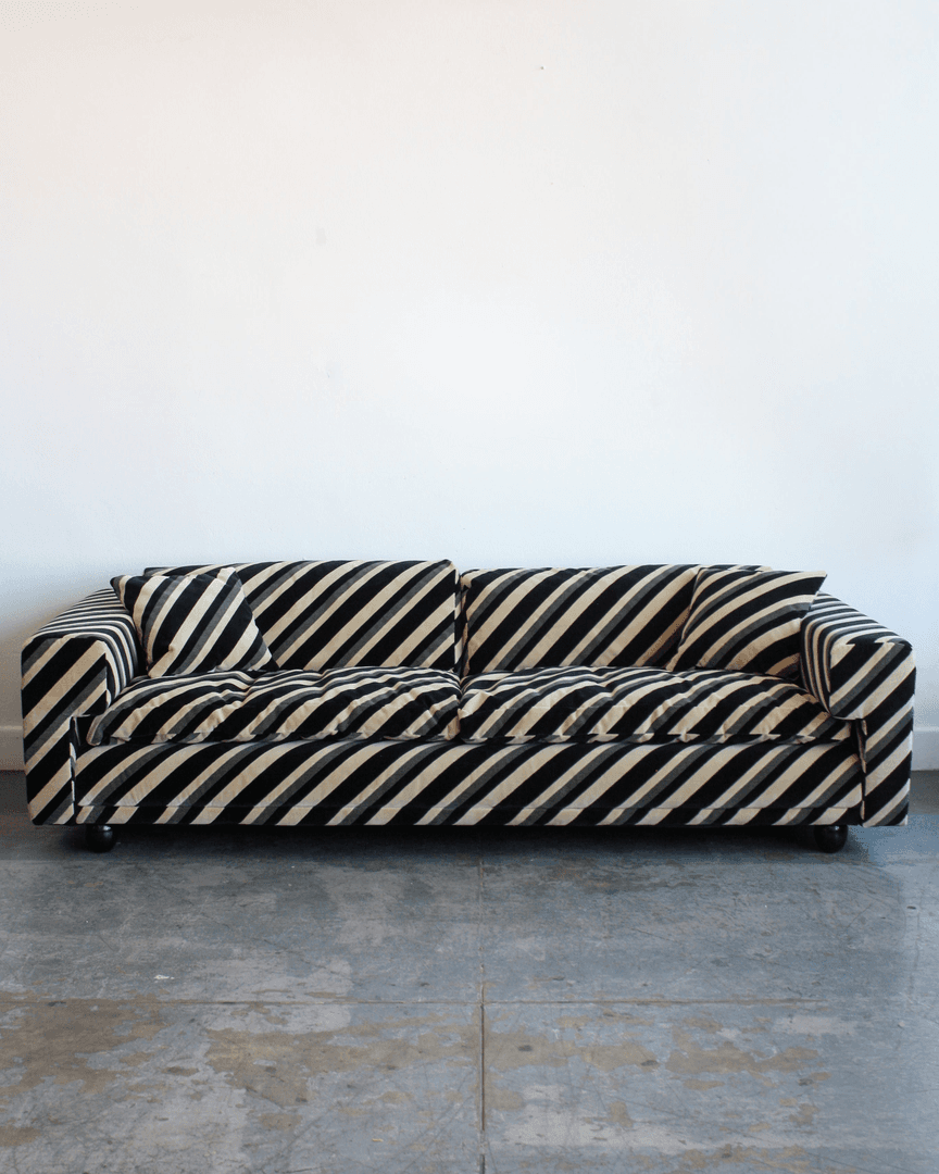 PARISA SOFA - STRIPED VELVET, from Dupe