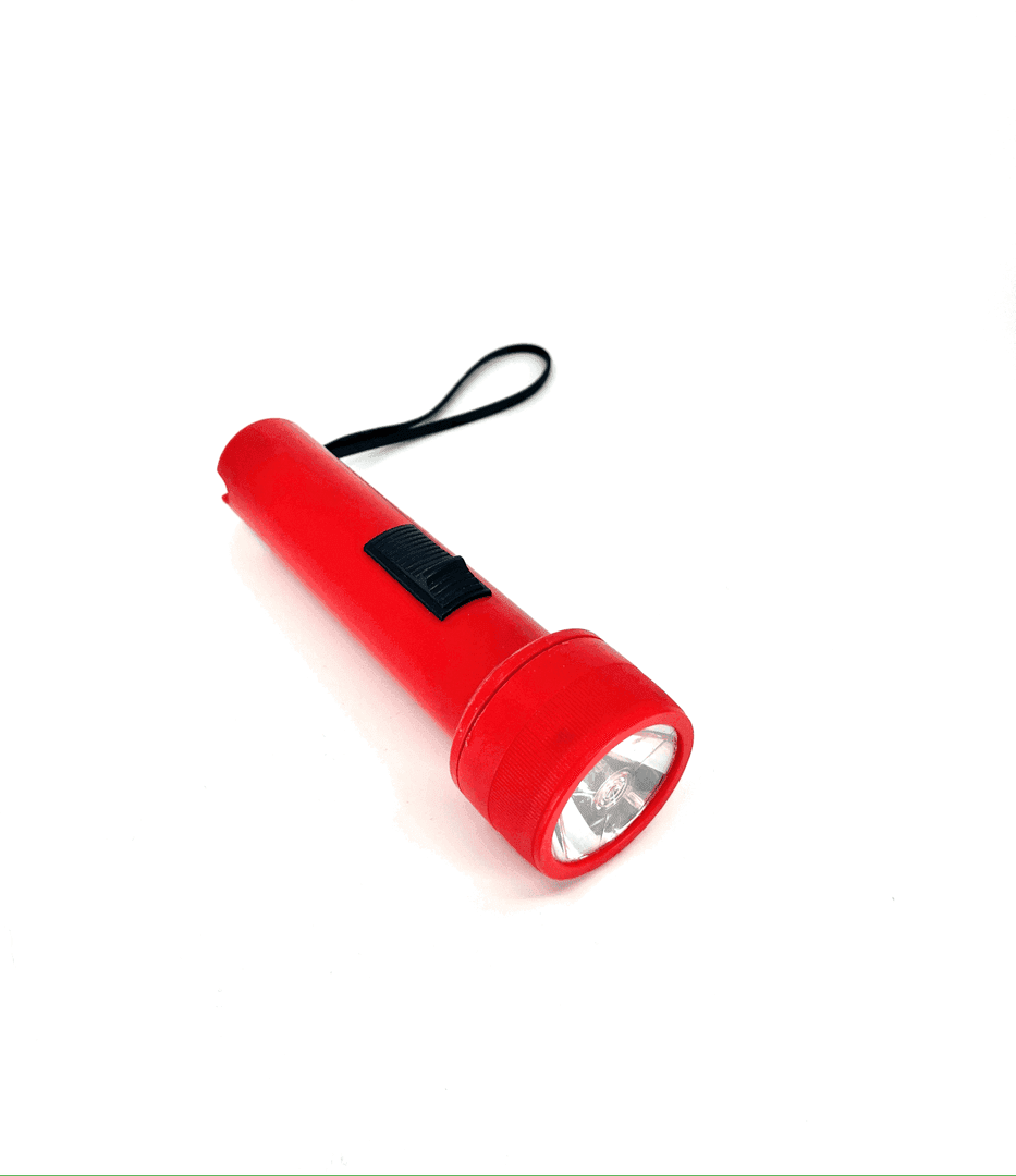 Classic Red Plastic Flashlight, from Hero & Beauty