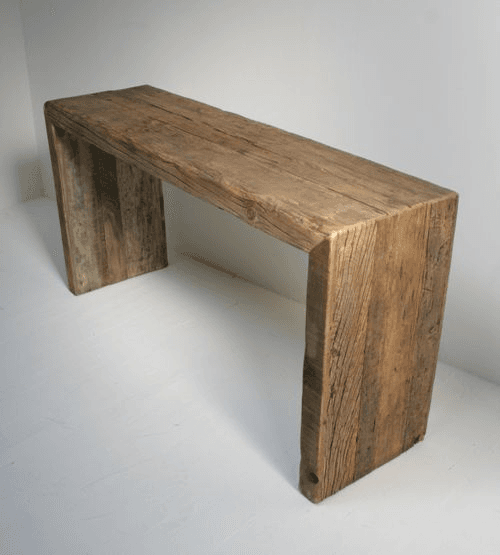 Bleached Pine Console Table, CS101, from Bridge Props