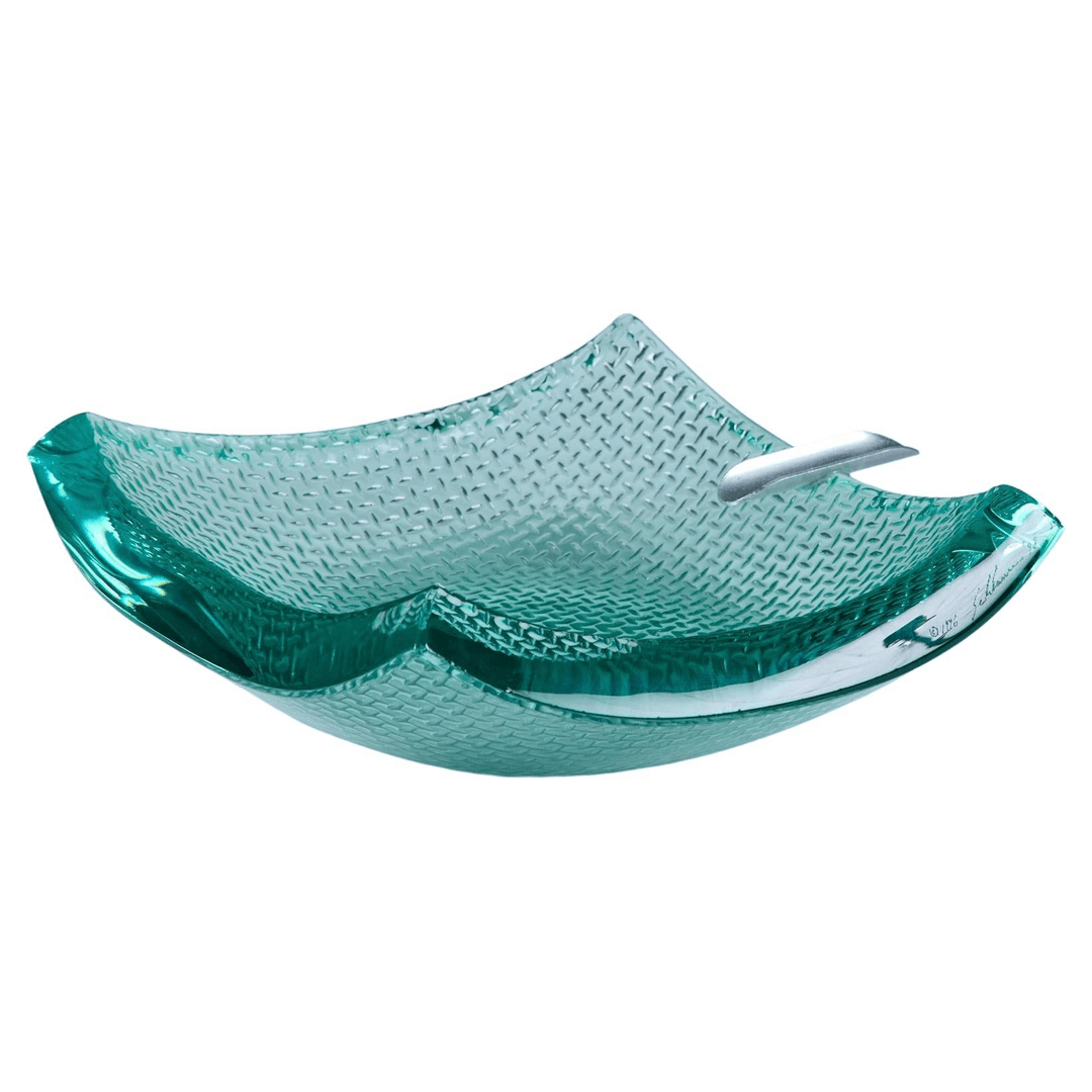 Stephen Schlanser Postmodern Glass Ashtray, f_45818722, from DEN