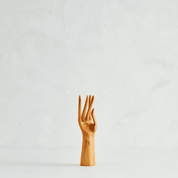 Hand Carved Wood Human Hand, 112634, from Trove