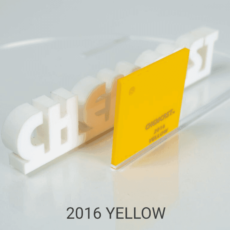 Chemcast Acrylic Sheet 2016 Yellow, 2016 Yellow, from Acrilex