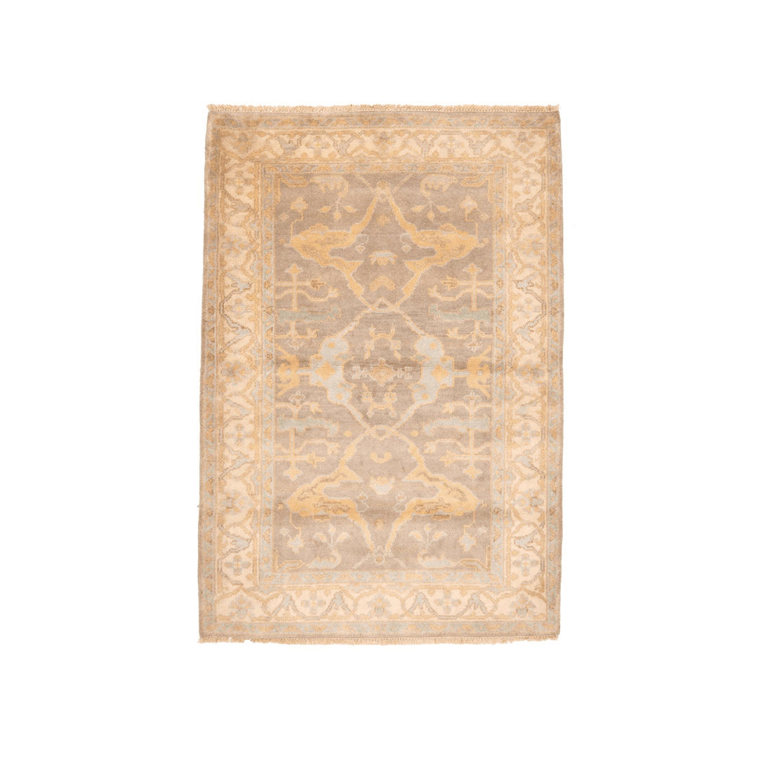 Modern construction plush Persian rug — 4 x 6, 476, from Steppe
