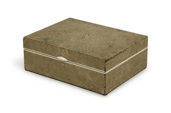 Art Deco Shagreen and Bone Trimmed Box, 032113, from Newel Props