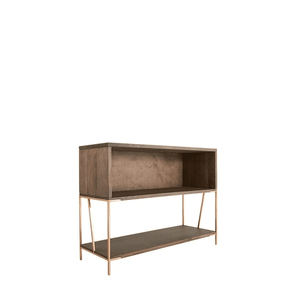 Dean Record Cabinet Console Table, 00600, from Brass Tacks Decor