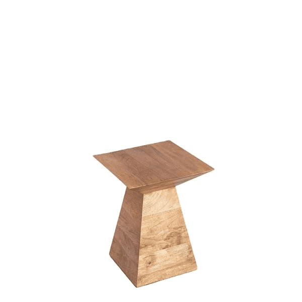 Wood Anton Accent Side Table, 00598, from Brass Tacks Decor