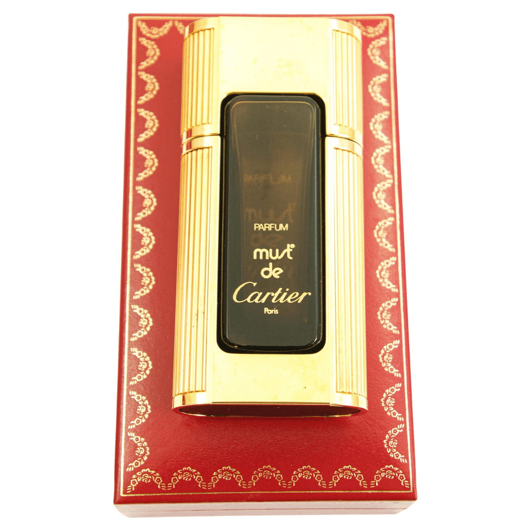 Panther de Cartier Collectible Vintage Perfume Bottle in original Box Art Deco, v_25020182, from Mosaik