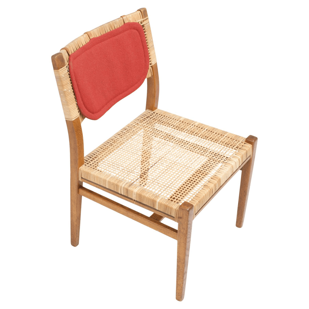 Erik Wortz Chairs with Woven Cane Seat and Back - Four Available, f_47223872, from Motley