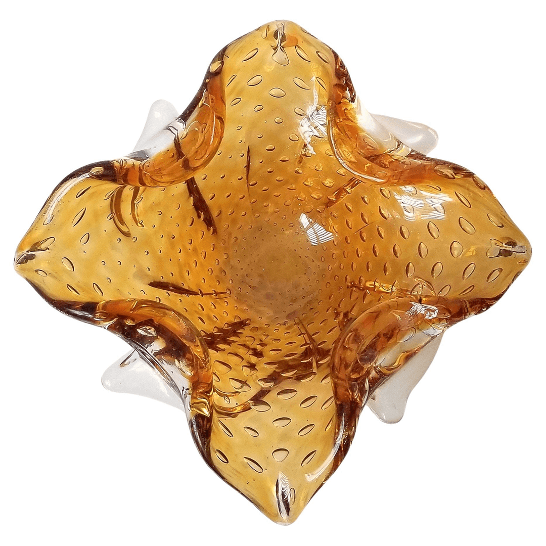 Amber Murano Glass Catch-all Bowl, f_38901412, from Select Modern