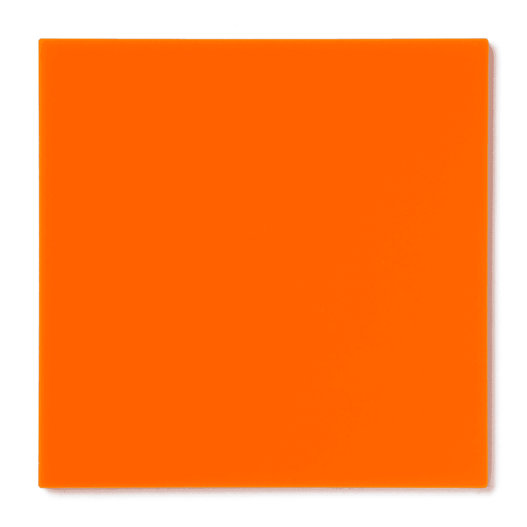 Orange Opaque Acrylic Sheet, PCA-200848, from Canal Plastic