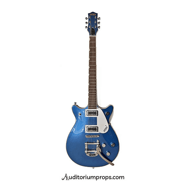 Blue Gretsch Double Jet, GTREG00293, from Auditorium Props