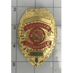 Oval High Ranking Firefighter Badge, TSL012549, from The Specialists Ltd.