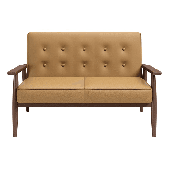 Forma Loveseat - Dijon, from AFR Event Rentals