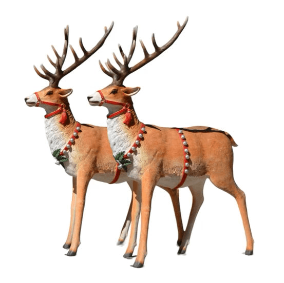 Santa’s Reindeer Couple, from Platinum Prop Rental