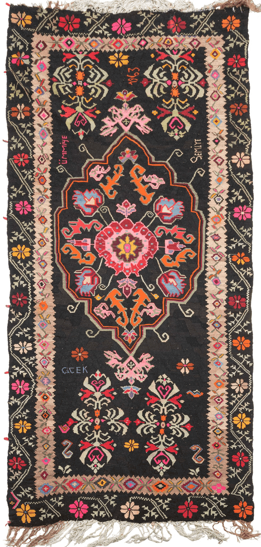 "1963" Turkish Kilim- 5'2 x 11'8, BK2501, from Heirloom