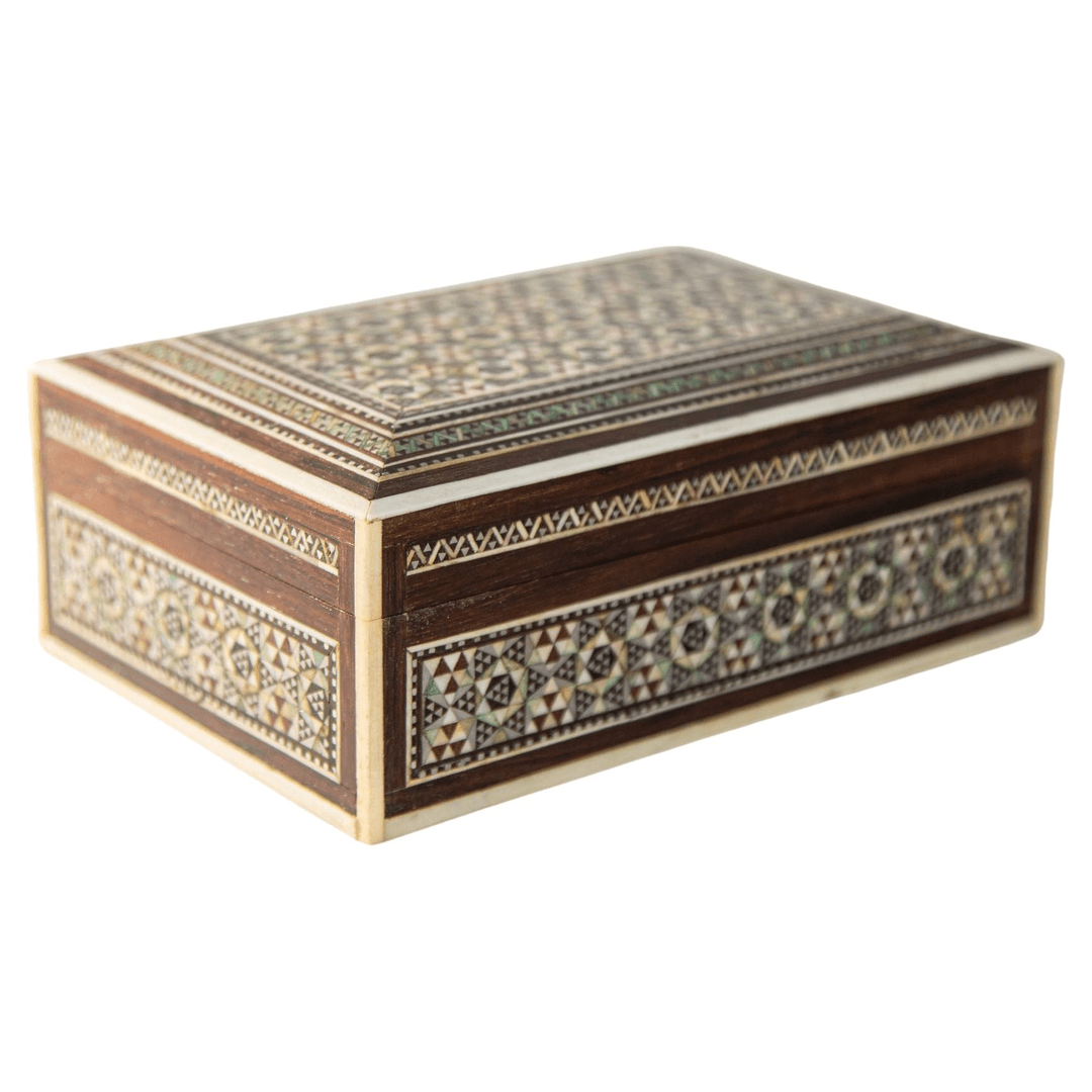 Antique Decorative Middle Eastern Islamic Box 1940s, f_36057192, from Mosaik