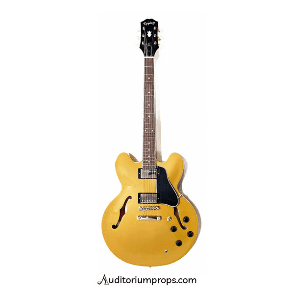 Gold Epiphone ES335, GTREG00278, from Auditorium Props