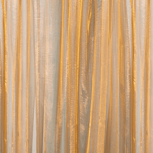 Shimmer Organza FR Curtain Rental Aqua Gold
, from Rose Brand