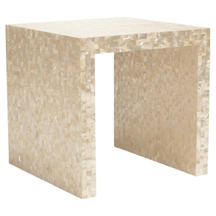 Mother of Pearl Oscar De La Renta Side Table, f_46987432, from Motley