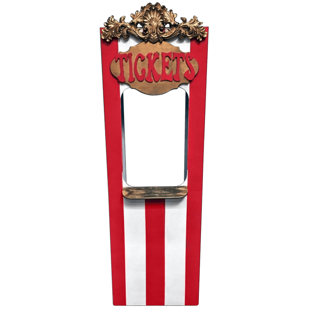Red Ticket Booth, from Platinum Prop House