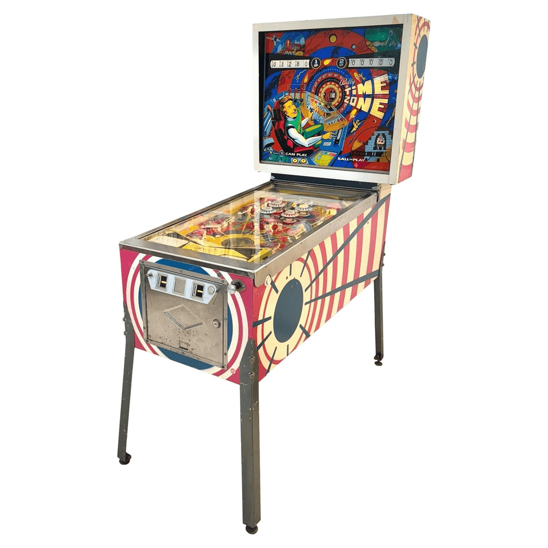 Time Zone Pinball Arcade Game, 1972 USA, f_45171952, from Merit