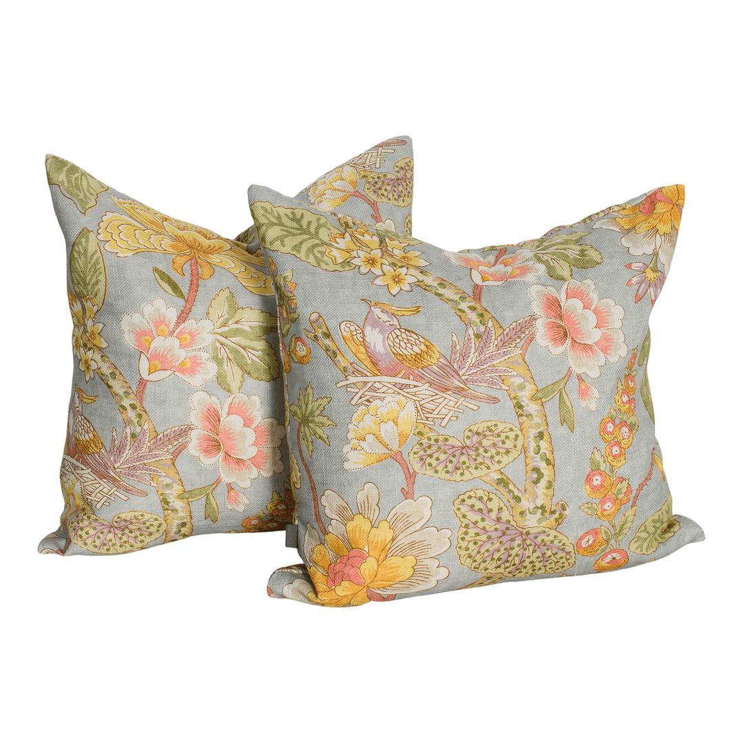 Phaidra Blue Pillows (Pair), from Found Rental