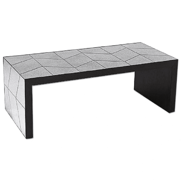Glass and Wood Coffee Table, 00606, from Brass Tacks Decor