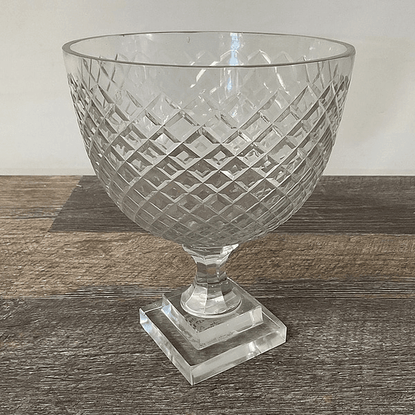 Crystal Lattice Raised Bowl, PR2267, from Sandy Rose