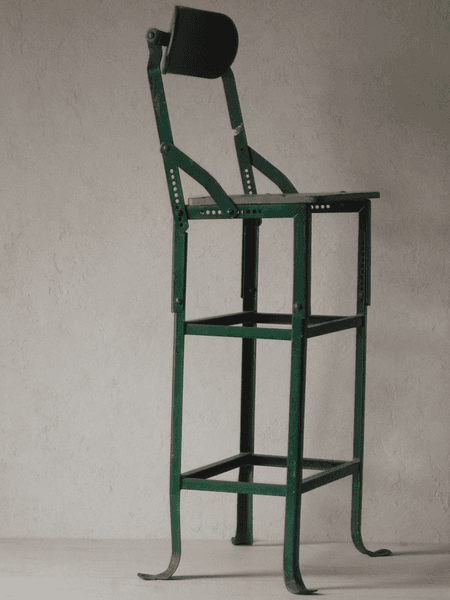 Green Industrial Stool, LL0046, from Limitless Props