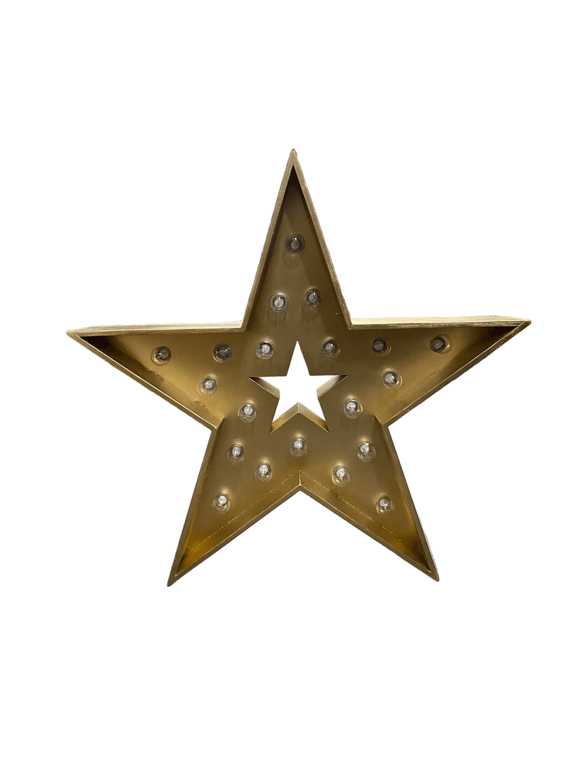 Gold Marquee Star, from Platinum Prop Rental