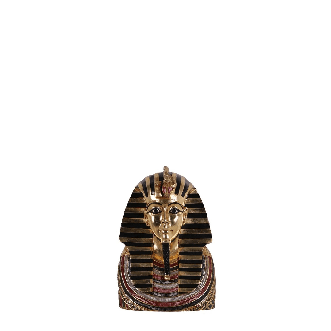 Egyptian King Tut Bust Statue, E0033A-OTTUB-H, from LM Treasures