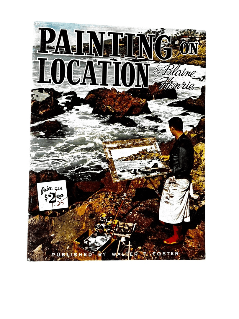 Vintage Painting on Location by Blaine Herrie, 10271, from All Set Props