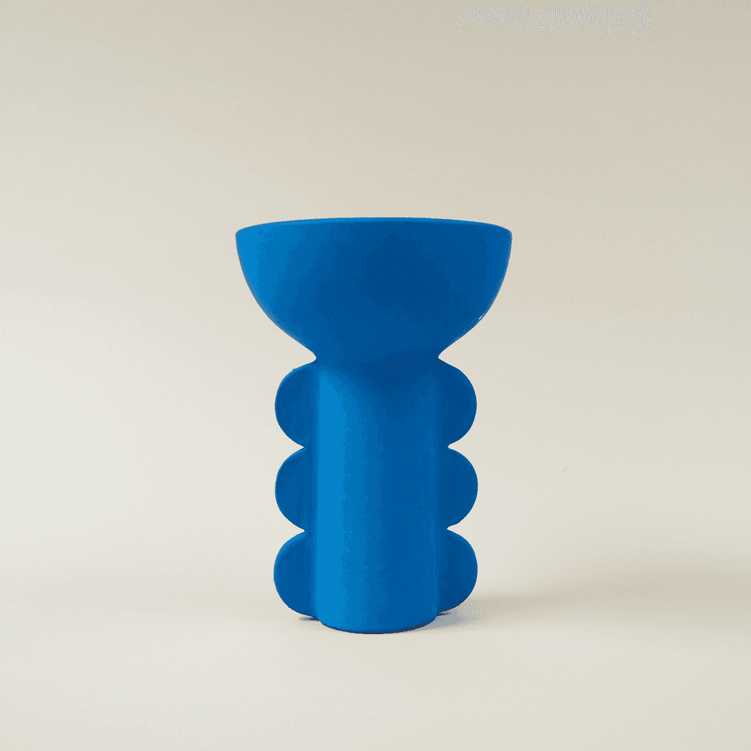 Newport Blue Deco Vase, from RIG