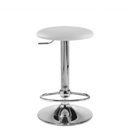 Lift Barstool, White Vinyl, ROLLWH, from CORT Events