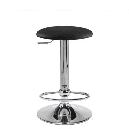 Lift Barstool, Black Vinyl, ROLLBL, from CORT Events