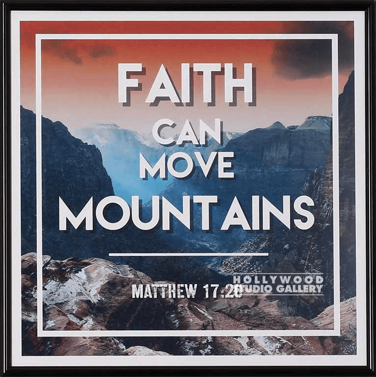 12x12 Religious Inspiration BlckFrm, MC-6336, from Hollywood Studio Gallery