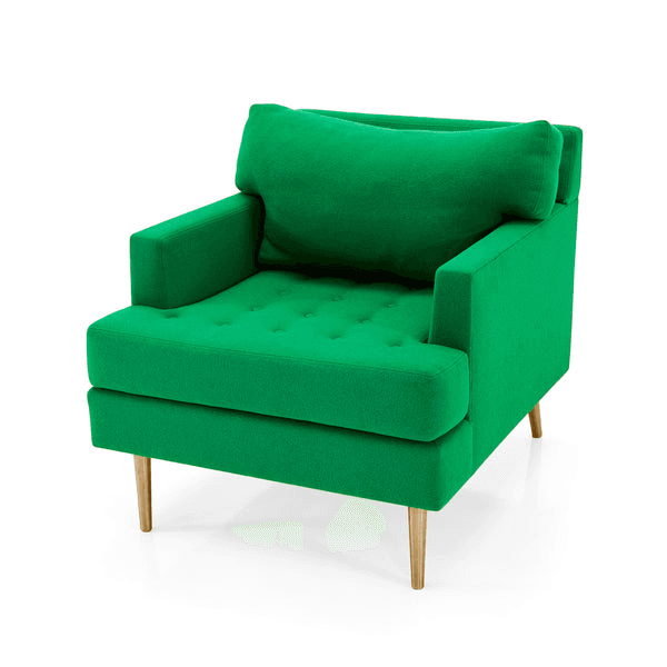 Green 810 Lounge Chair, 27786, from Gil & Roy Props