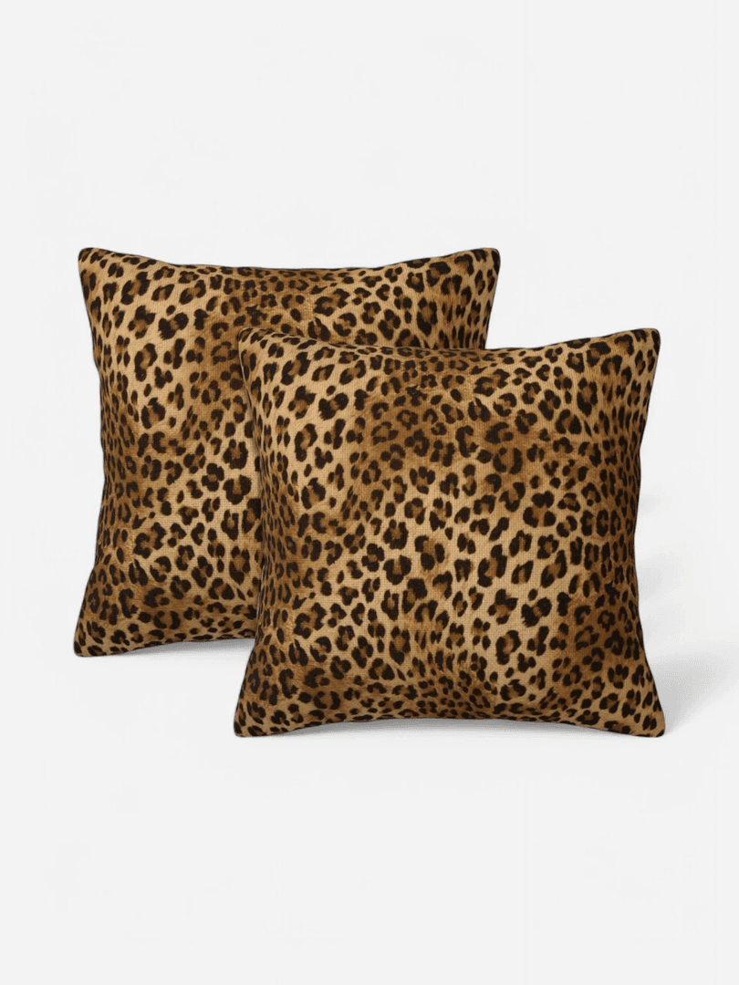 LEOPARD PRINT DECORATIVE PILLOW, SQ2217066, from Hook Props