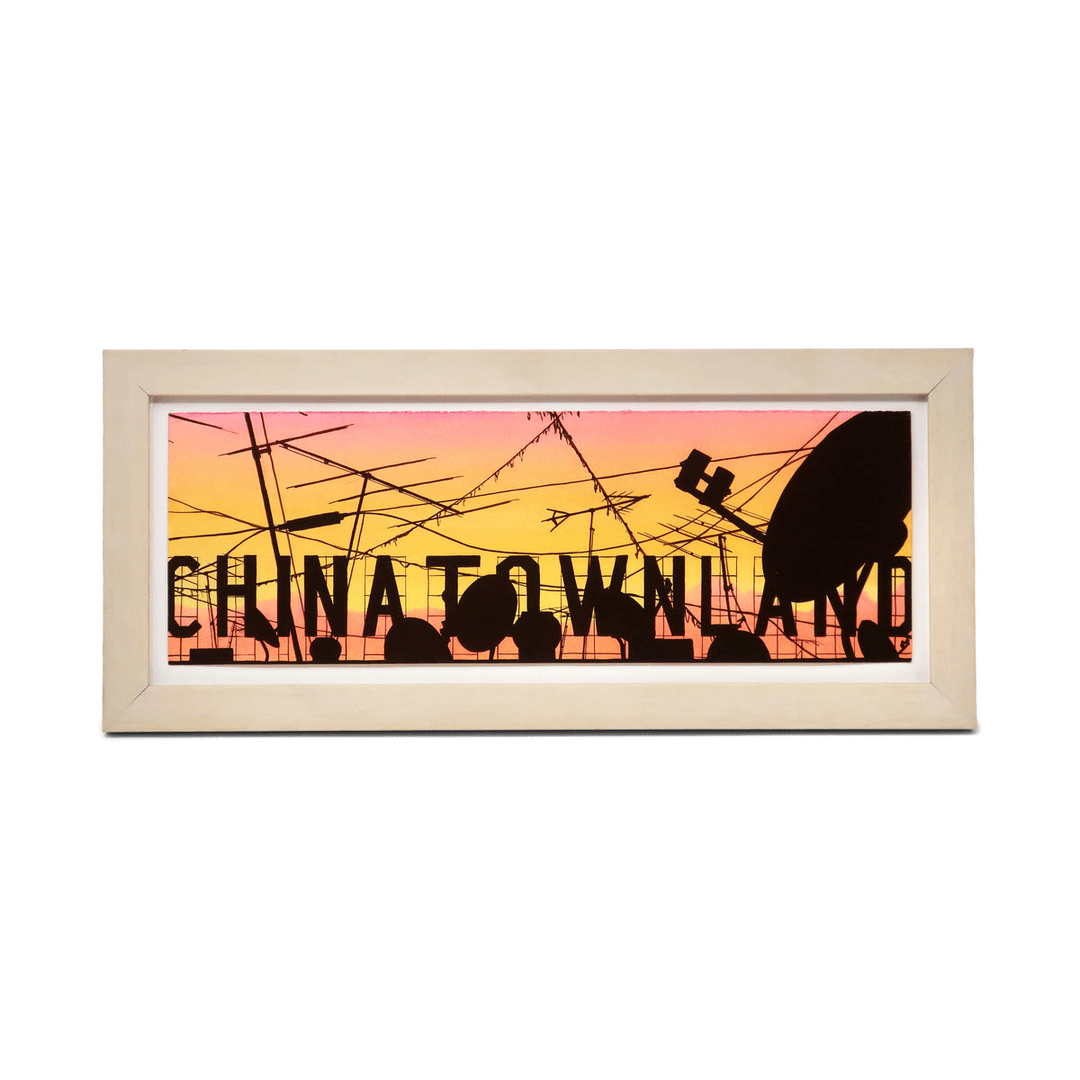 Todd Hebert “Untitled (Chinatownland)” Painting, 2003, TD1192, from Tenon