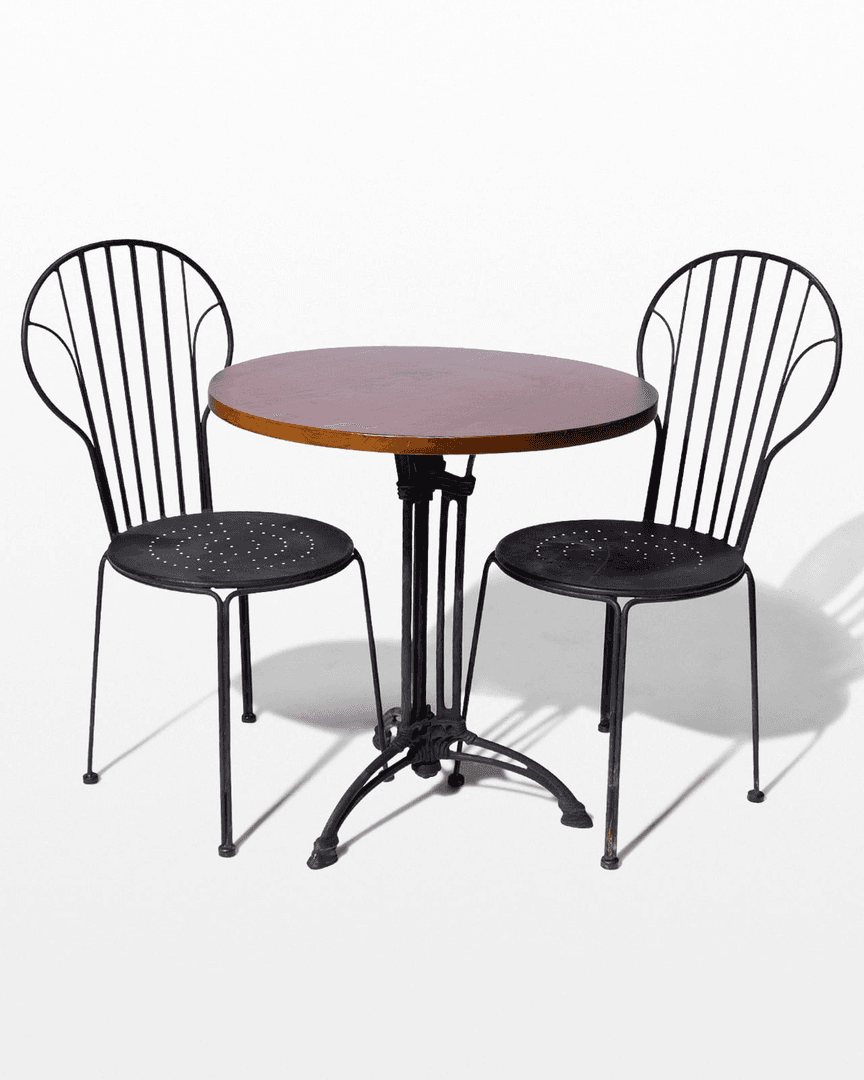 Lattice Chair and Bistro Table Set, CH702-S, from Acme Brooklyn
